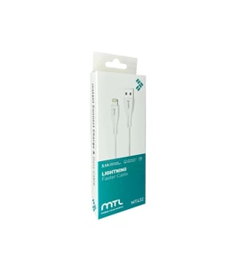 MTL Usb To Iphone Lightning Silikon Hızlı Şarj Ve Data Aktarım Kablosu 1 Metre 3.1 Amper