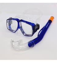 KRAKEN Maske Şnorkel Set M366/SN67 Mavi (Mavi)