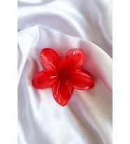 Lotus Çiçeği Yeni Trend Kadın Mandal Toka Büyük Boy 8 cm