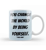 Yoko Ono Quote Lovers Gift Vintage Retro Rainbow Kupa Bardak Porselen