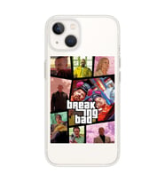 Iphone 14 Plus Uyumlu Breaking Bad Gta Tasarımlı Şeffaf Telefon Kılıfı