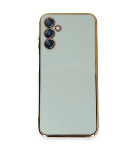 Samsung Galaxy M14 5g Kılıf Volet Silikon - Açık Yeşil