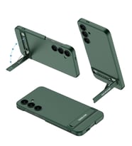 Galaxy S24 Kılıf Zore Kamera Korumalı Dikey Standlı Ays Kapak