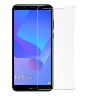Huawei Y6 2018 Uyumlu Ekran Koruyucu Screen Protector Tempered Glass Kristal Netliğinde %100 HD Görüntü, Yüksek Kalite Kırılmaz Temperli Cam