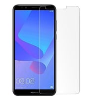Huawei Y6 2018 Uyumlu Ekran Koruyucu Screen Protector Tempered Glass Kristal Netliğinde %100 HD Görüntü, Yüksek Kalite Kırılmaz Temperli Cam (Şeffaf)