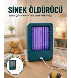 USB Sinek Öldürücü Cihaz Pratik Temizlik Özellikli, Sessiz