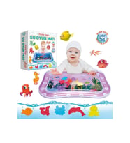Mashotrend Pembe Bebek Su Oyun Matı Karın Üstü Aktivite Zamanı - Sulu Mat - Bebek Matı Bebek Halı