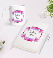 BK Gift Kişiye Özel İsimli Beyaz Defter Kalem Kupa Seti-11