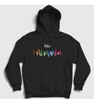 Presmono Unisex Siyah Members The Beatles Kapüşonlu Sweatshirt 115027tt