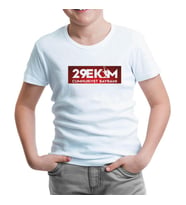29 Ekim Cumhuriyet Bayramı Beyaz Çocuk Tshirt