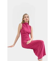 Maxi Elbise Bodycon Kalıp Örme Kumaş Günlük Casual Stil Trend Tasarım Uzun Ömürlü Rahat Kullanım