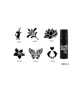 Zarif Modeller Spray Tattoo Geçici Sprey Dövme Seti
