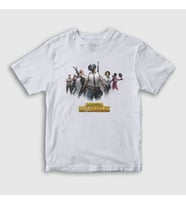 Presmono Unisex Çocuk Beyaz Team Pubg T-Shirt 30737tt (Beyaz)