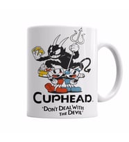 Cuphead Don't Dealwith The Devil Kupa Bardak Porselen