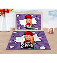 BK Gift Kişiye Özel Kadın Chef Karikatürlü 1000 Parça Profesyonel Puzzle-10