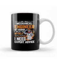 Mechanical Engineer Kupa Bardak Porselen