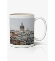 Galata Kulesi Baskılı Kupa Bardak Baskılı Kahve Kupa Bardak-6