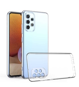 Coverzone Galaxy A23 ile uyumlu K?l?f S�per Esnek Yap?l? Toz ve Kirden Koruyan Silikon Galaxy A23 ile uyumlu S�per ?effaf Kapak.