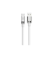 Type-C Şarj Kablosu 3.4A Hızlı Şarj USB Type-C Data ve Şarj Kablosu (Beyaz)