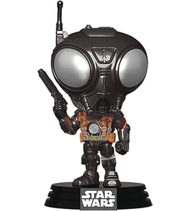 Funko Pop Star Wars Mandalorian Q9-0 Figür (Krem)