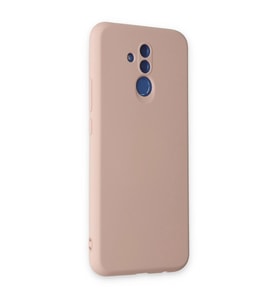 Huawei Mate 20 Lite Kılıf Nano İçi Kadife  - Pudra