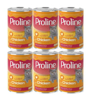 Proline Tavuklu Yetişkin Kedi Konservesi 400 Gr*6 Adet (Kahverengi)