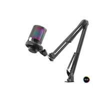 Rgb Mikrofon Seti Ayarlı Masa Kolu Type-C 192Khz 24Bit - Siyah ME6S35B
