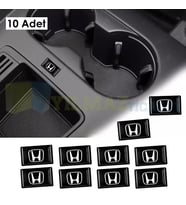 Honda Logo Direksiyon Jant Vites Torpido Damla Silikon Oto Sticker 10 Adet ( 17 x 11 mm Ölçü )