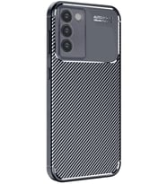Vivo V30 Lite 4G Uyumlu Kılıf Auto Focus Karbon Kapak - Siyah