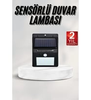 Bahçe Aydınlatması Güneş Enerjili Led Işık Lamba Sensörlü Dekoratif