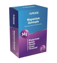 APEXİS MAGNESİUM QUİNTUPLE 60 LI