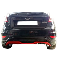 Ford Fiesta Uyumlu (2009-2016) St Desing Arka Tampon Eki - Difüzör (Plastik)