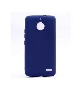Lenovo Moto E4 Uyumlu Kılıf Zore Premier Silikon Kapak (Lacivert)
