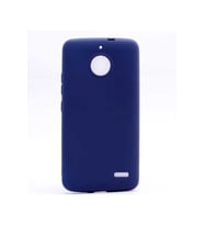 Lenovo Moto E4 Uyumlu Kılıf Zore Premier Silikon Kapak (Lacivert)