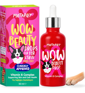 Köpek Tüy Sağlığı ve Tüy Dökülmesi Destekleyici Damla 50 ml Biotin
