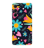 PrintiFy Samsung Galaxy A35 ile Uyumlu Retro Color 1  Kamera Korumalı Şeffaf  Kılıf