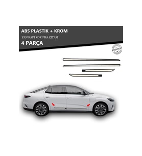 TOGG T10F YAN KAPI KORUMA ÇITASI PLASTİK + KROM