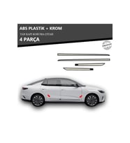 TOGG T10F YAN KAPI KORUMA ÇITASI PLASTİK + KROM