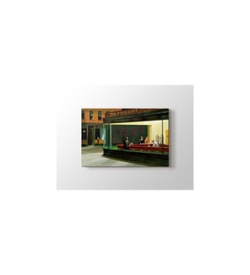 Edward Hopper - Nighthawks Tablo - 105938 - 50x70 Cm