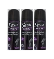 Sesu Erkek Tüy Dökücü Krem Sprey 150 Ml 8690605063160 3 Lü Paket