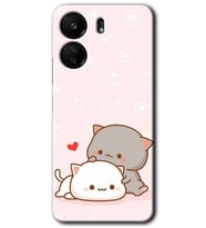 Xiaomi Redmi 13C Kılıf HD Desen Baskılı Kılıf - Kedi Aşkı