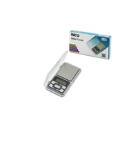 MİNİ=6X12CM HASSAS TARTI - TERAZİ 300GR/0.01GR ŞEFFAF PLS.KAPAKLI - PİLLİ= 2PCS İNCE (5343)