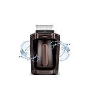Hatır Otomatik Su Alma Hazneli Türk Kahve Makinesi 5 Fincan Kapasiteli Walnut Brown (Kahverengi)
