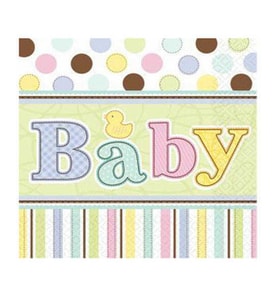 Baby Rengarenk Kağıt Peçete 33x33cm pk:16-