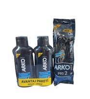 Arko Traş bıçağı 10 lu ve 2 li Traş Kolonyası Avantaj paketi