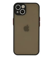 iPhone 14 Kılıf Montreal Silikon Kapak - Siyah