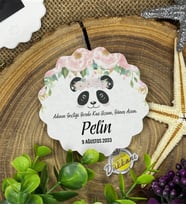 6cm Özel Baskılı Magnet Uv Baskılı - Sevimli Panda