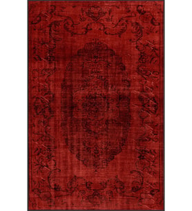 Eliana Home Baskılı, Yıkanabilir Kaymaz Taban Salon Halısı LNA0189-SD596 100x150 cm (Kırmızı)