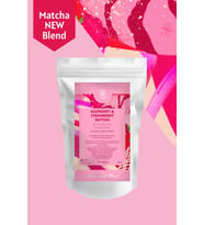 Raspberry & Strawberry Matcha - Ahududu & Çilek Aromalı Matcha, 100 gr