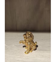 Swarovski Taşlı Köpek Mücevherlik / Dekoratif Biblo (Beyaz)
